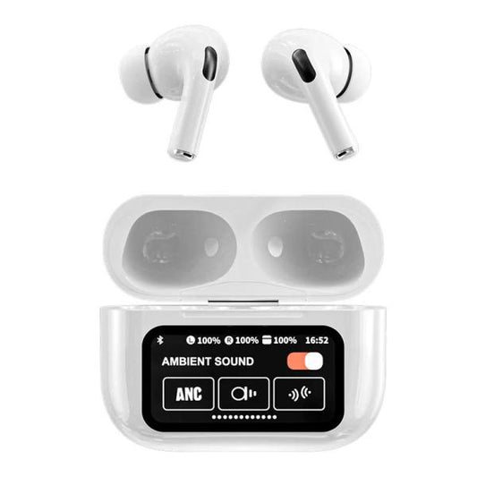 New A9 Pro Apple AirPods Ultra noise cancelling ANC/ENC Touch Control BT 5.4 Earbuds