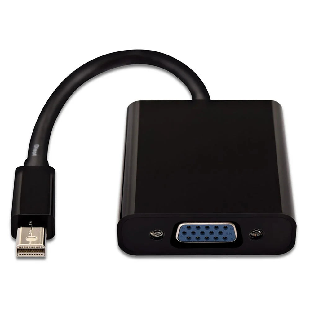 Mini DisplayPort to VGA Converter | Thunderbolt Compatible | For MacBook & Surface