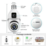 Speed-X SP-E28-2 Dual Lens Bulb Camera 1080P