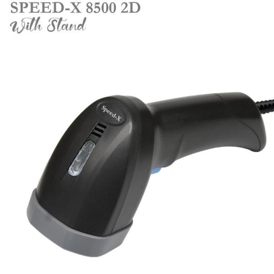 Speed-x 8500 2d Wire (With Out Stand) Cmos Handheld Barcode Scanner