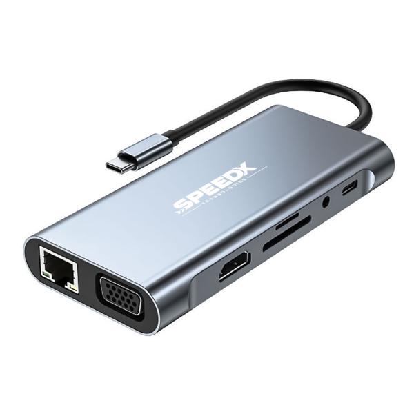 SPEED-X 11 In 1 Multi-Port Type C
