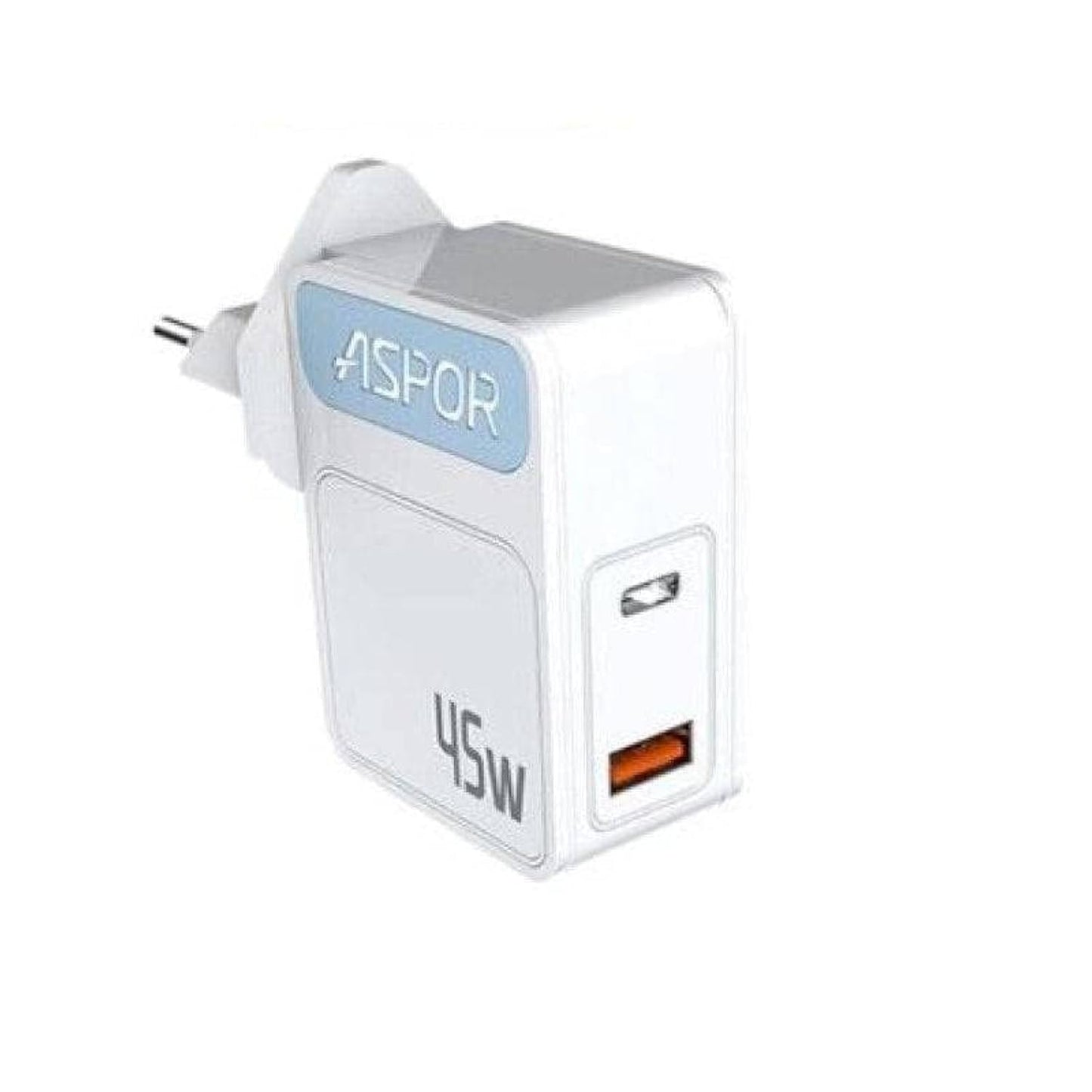 Baseus 45W Fast Charger | Dual PD & QC 3.0 Support | Compact Travel Wall Adapter