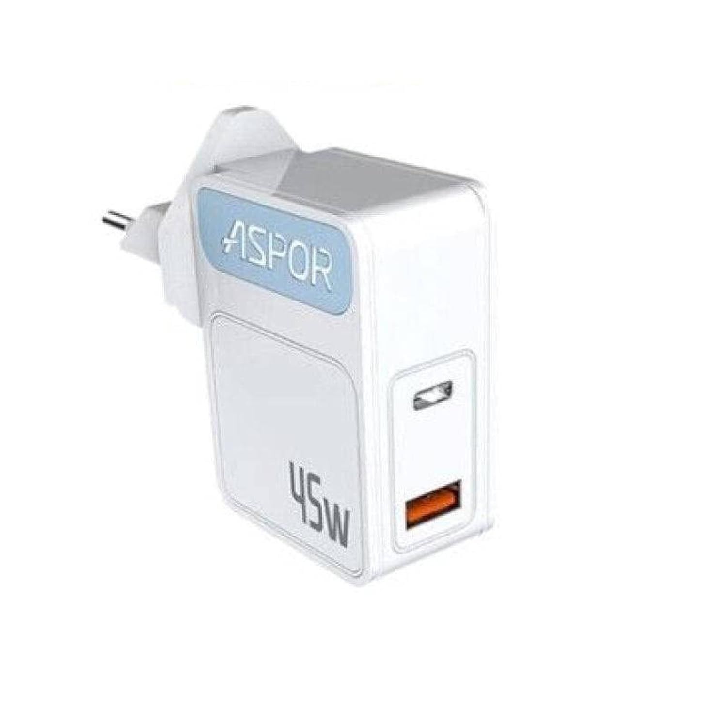 Baseus 45W Fast Charger | Dual PD & QC 3.0 Support | Compact Travel Wall Adapter