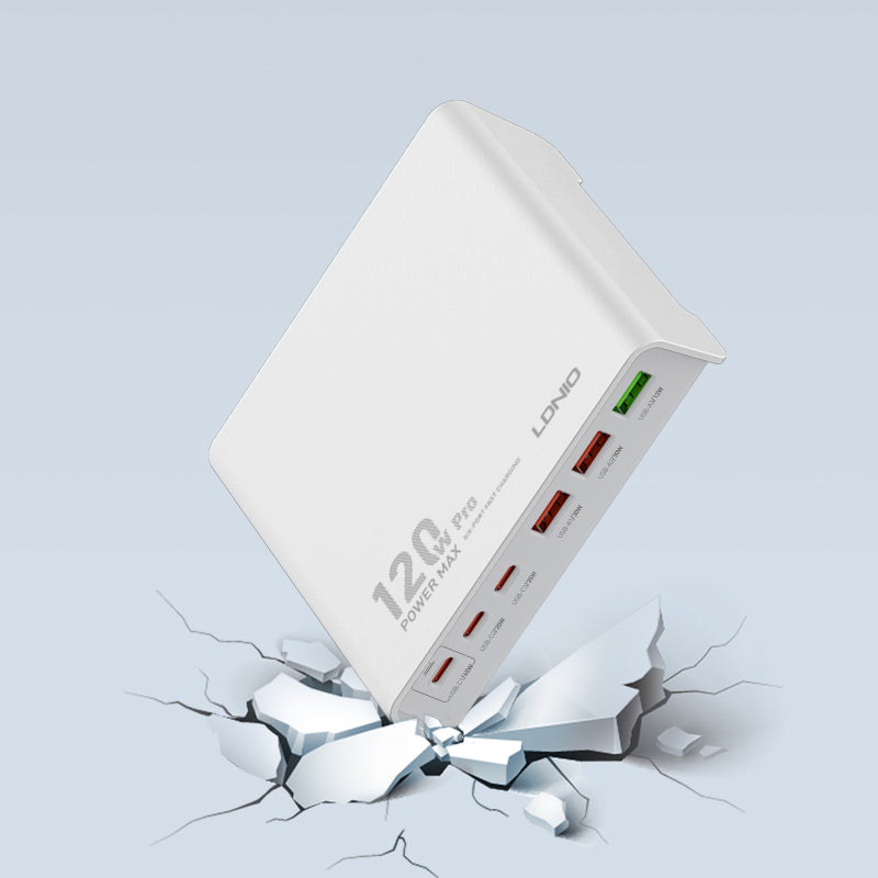 LDNIO Q605 120W Multi-Ports Desktop Charging Station