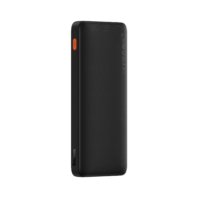 Baseus Airpow 10000mAh Power Bank 20W PD | Slim & Lightweight | Black (Includes USB-C Cable)