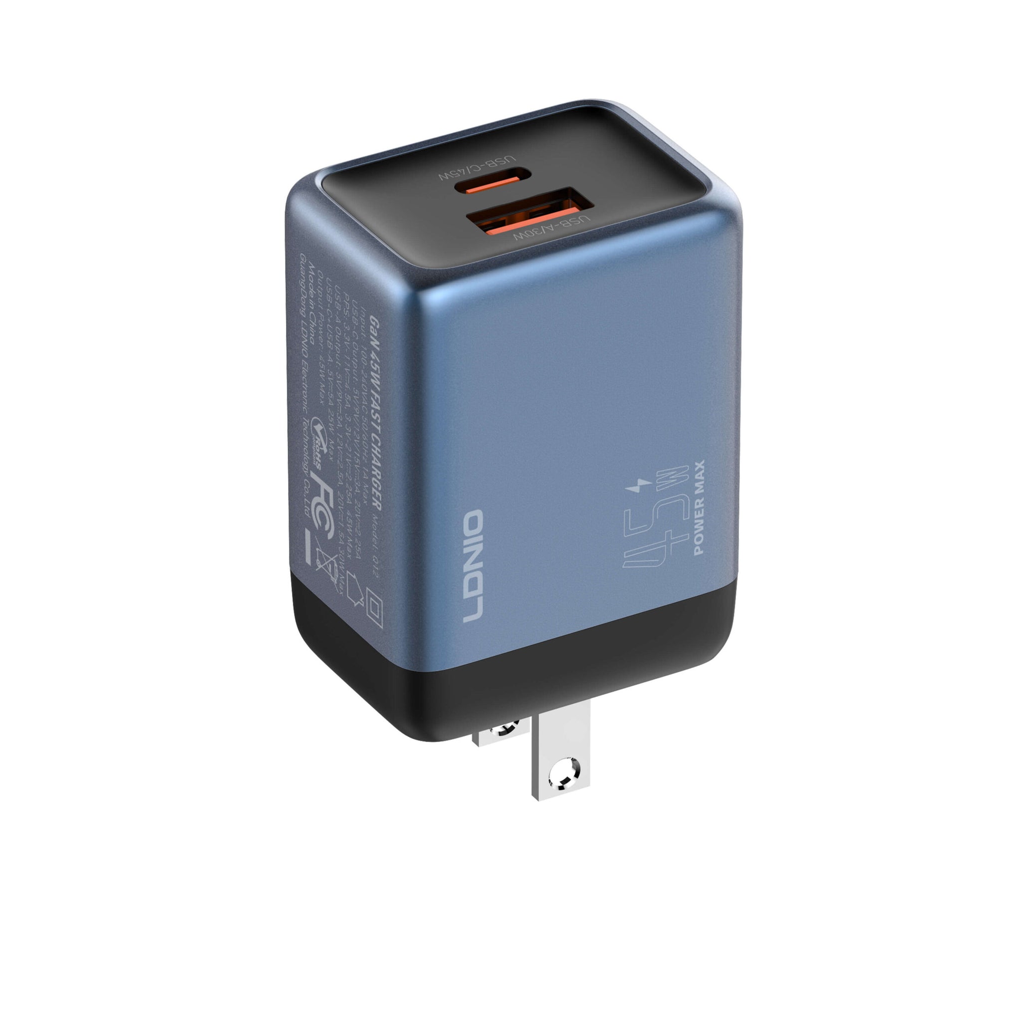 Ldnio Q12 45W 1C1A Gallium Nitride Super Fast Charger C to C Cable