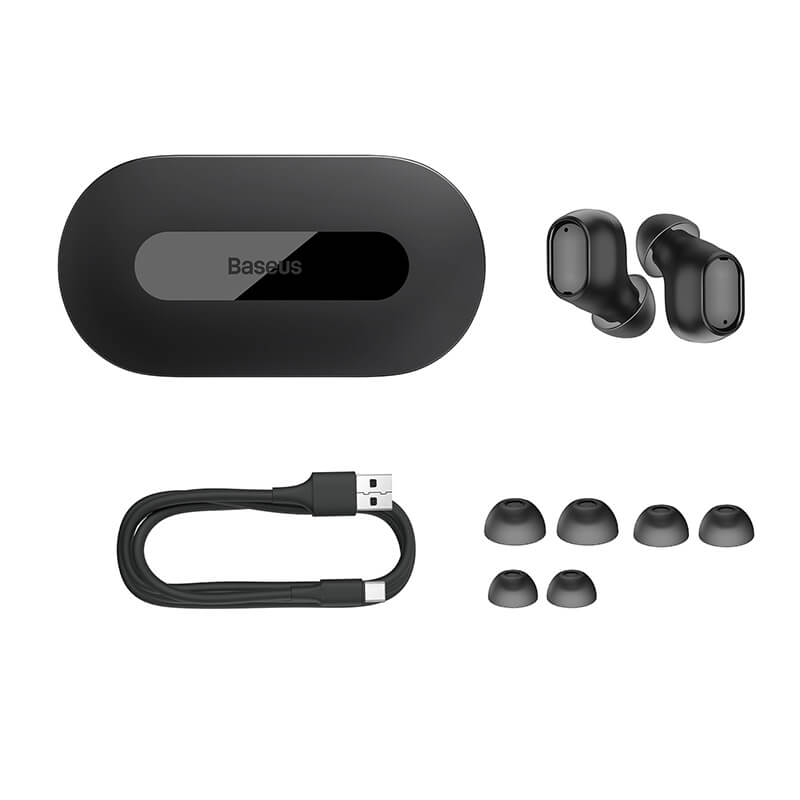 Baseus Bowie EZ10 True Wireless Earphones | 25H Playtime | Bluetooth 5.3 | Black