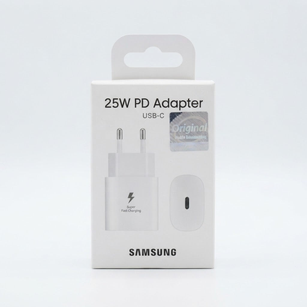 Samsung 25W EU 2Pin USB-C Power Delivery Adapter White