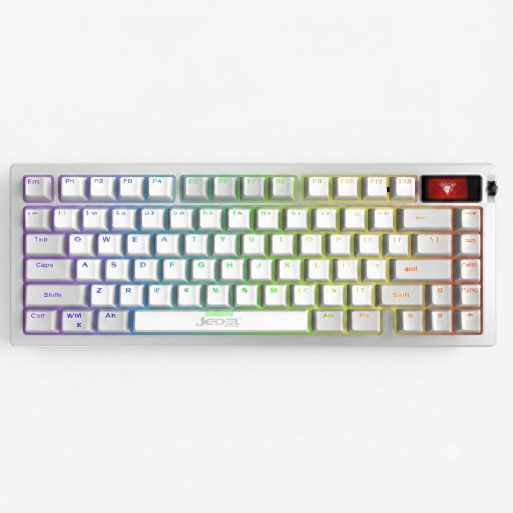 JEDEL WKL88 Tri-Mode RGB Mechanical Keyboard