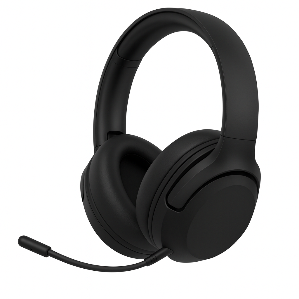 833 ANC Bluetooth Headset with Detachable Microphone and Dual Game/Music Modes