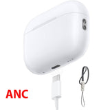 APPLE AirPods Pro 2 ANC (USB-C) – Made in USA with Lanyard