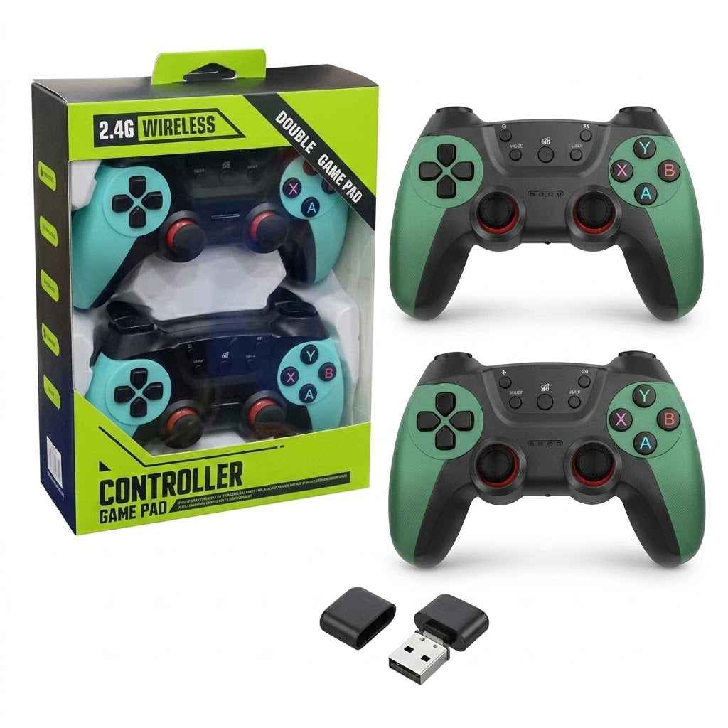 CM-029D Dual Wireless Gamepad 2.4G Game Controller Handle