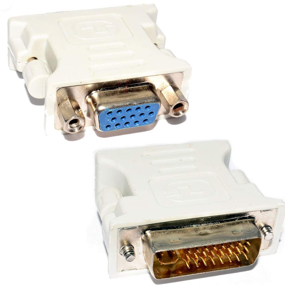 DVI to VGA 24+5 Connector - High-Performance DVI to VGA Adapter