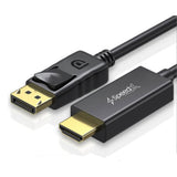 HDMI cable with gold connectors on a white background