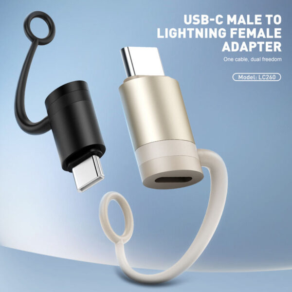 LDNIO LC260 Type-C to Lightning PD Fast Charging Adapter