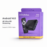 Experience the latest Android 14.0 with H96 MAX TV Box. Powered by Allwinner H313, WiFi 6 for ultra-fast streaming, BT 5.0, and 4K resolution. Support for OK Google voice commands