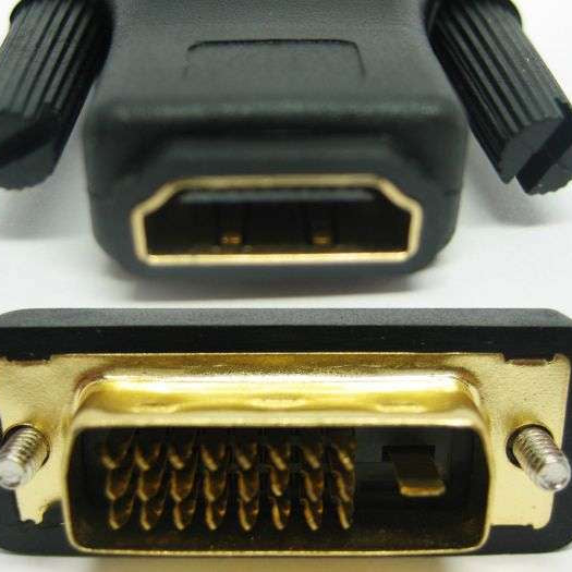 HDMI Female to DVI Male Connector - High-Quality 24+1 Adapter for Seamless Connectivity