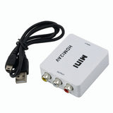 HDMI to AV Adapter 1080P Mini Box for High Definition Video Streaming