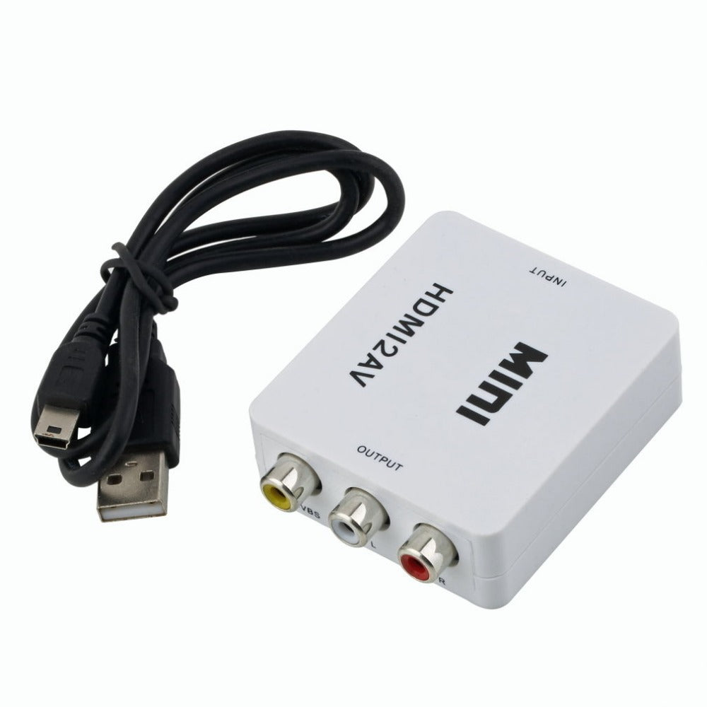HDMI to AV Adapter 1080P Mini Box for High Definition Video Streaming