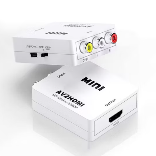 HDMI to AV Adapter 1080P Mini Box for High Definition Video Streaming