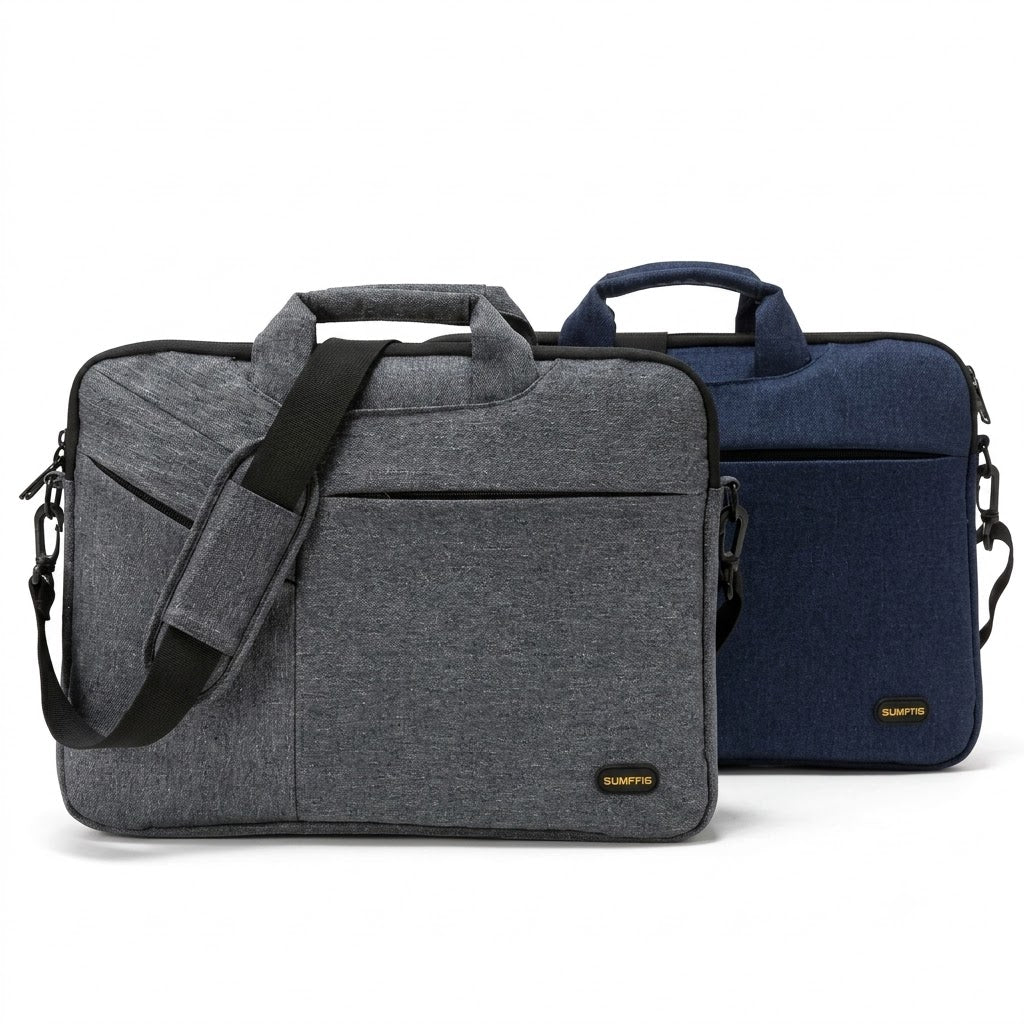 Sumfiss File Laptop Bag SS-0236 Oxford Material 14 Inch Gray/Blue
