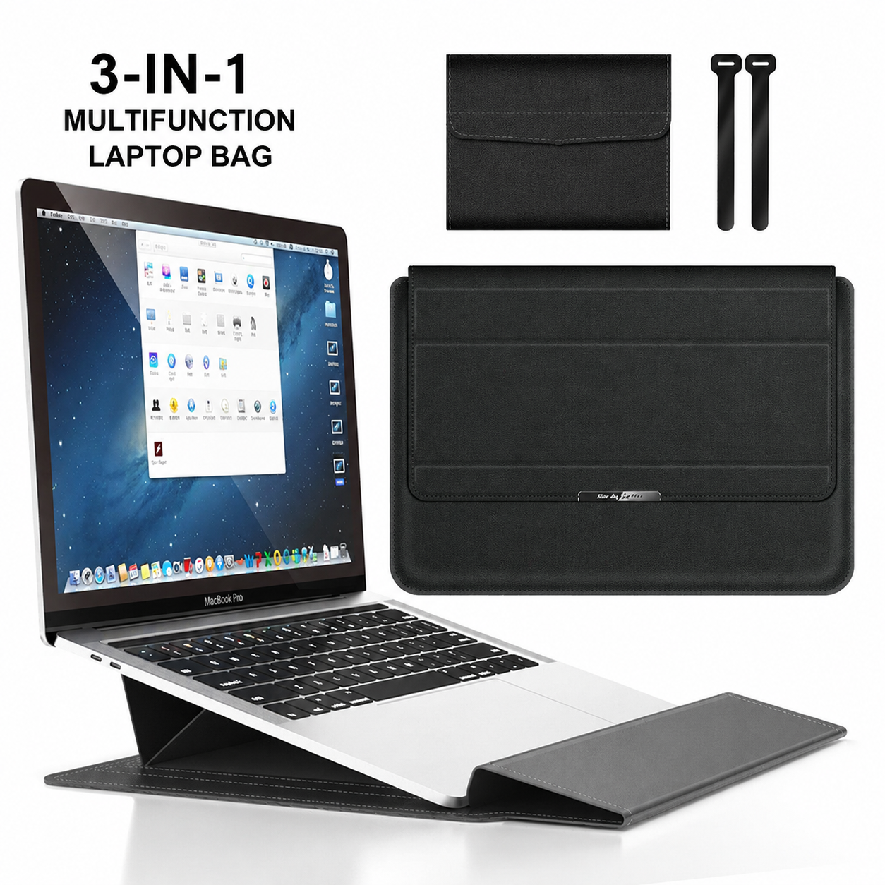 HAWK LP3 14 Inch Black Premium Laptop Sleeve