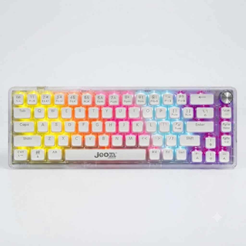 JEDEL KL150 Transparent RGB Mechanical Keyboard