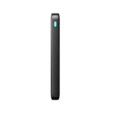 Joyroom JR-T012 10000mAh power bank featuring dual USB output ports, Type-C and Micro inputs, and a 4-level LED battery indicator