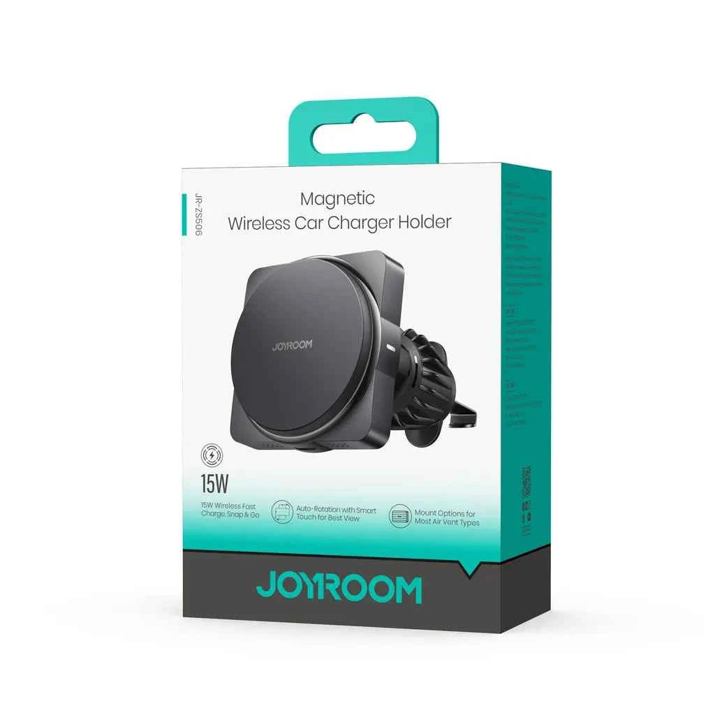 JOYROOM JR-ZS506 Magnetic Wireless Car Charger Holder（Air Vent）-Black