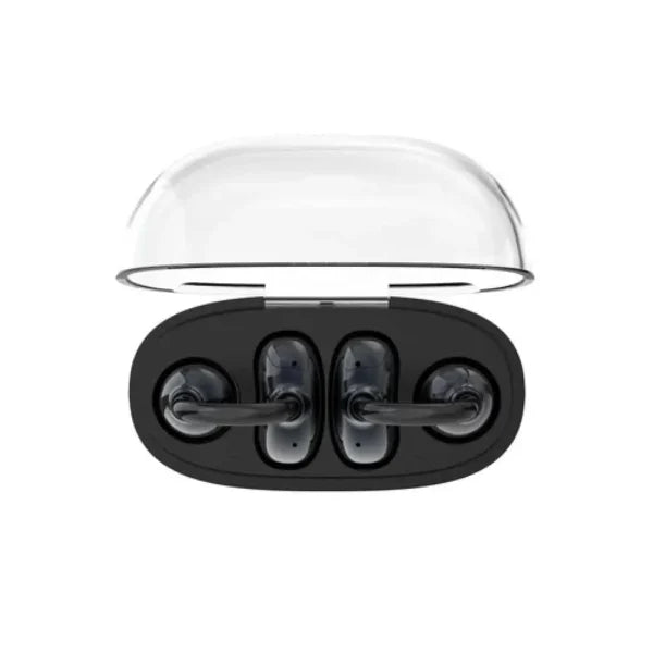 Close-up of the LDNIO T08 touch-sensitive controls and the USB-C charging interface.
