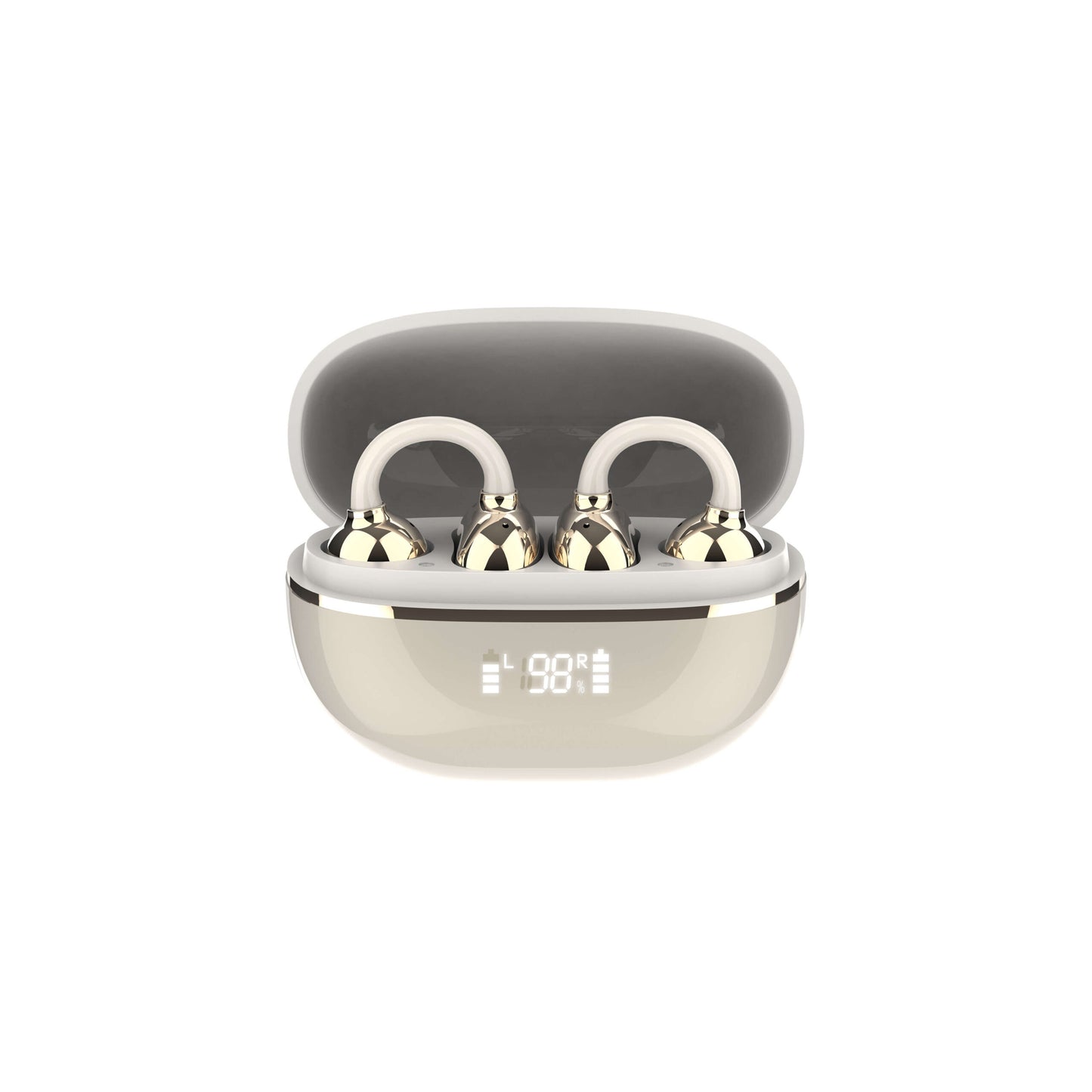 LDNIO T09 Wireless Stereo Earphones with Bluetooth 5.4, Low Latency Gaming Mode, and Touch Control in Blue