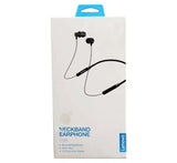 Original Lenovo HE05 wireless neckband headphones with IPX5 waterproof rating and 8 hours battery life