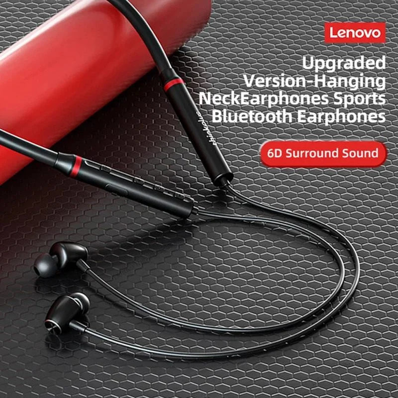 Lenovo HE05X II Bluetooth 5.0 neckband earphones with magnetic earbuds and HIFI sound quality