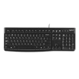 Logitech K120 USB Wired Keyboard Spill-Resistant Full-Size Layout for Office and Home Use