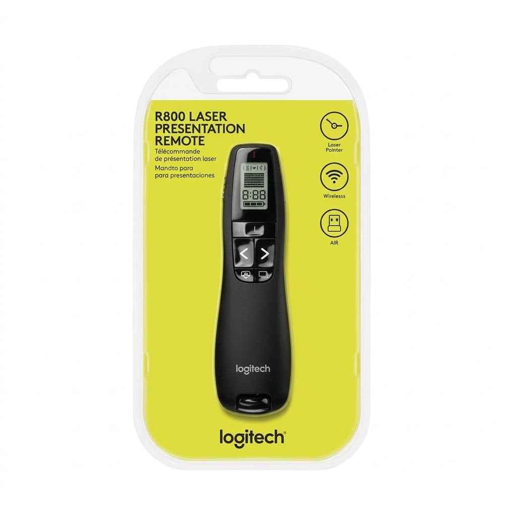 Logitech R800 Wireless Presenter (green laser pointer)