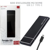 M.2 NGFF SSD Enclosure | USB 3.1 Gen 2 (10Gbps) | Aluminum External Case