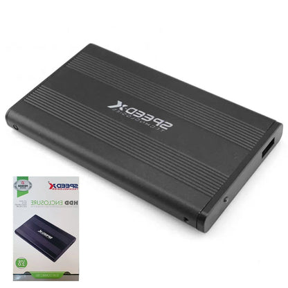 New SPEED-X Hard Disk Hdd 2.5 Inch Case 2.0 Metal Body
