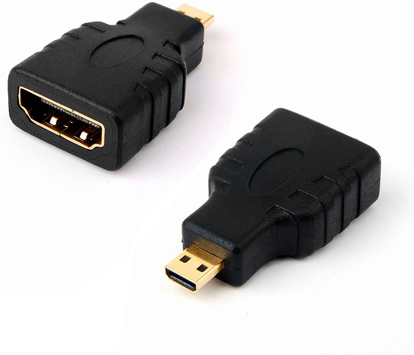 Micro HDMI Male to HDMI Female Converter | Compact HD Display Adapter