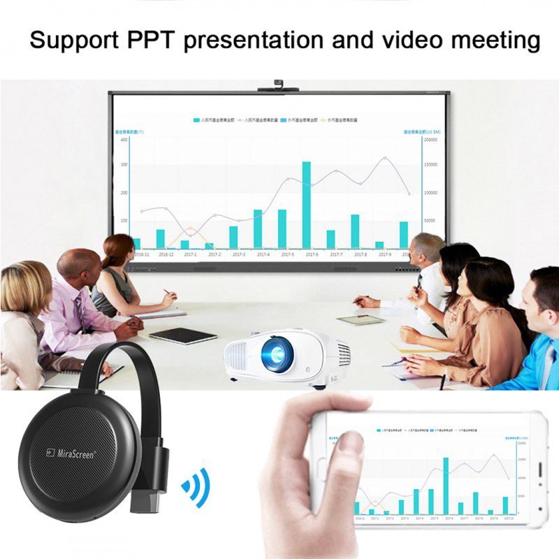 Mirascreen G38 1080P Wireless WiFi Display Dongle