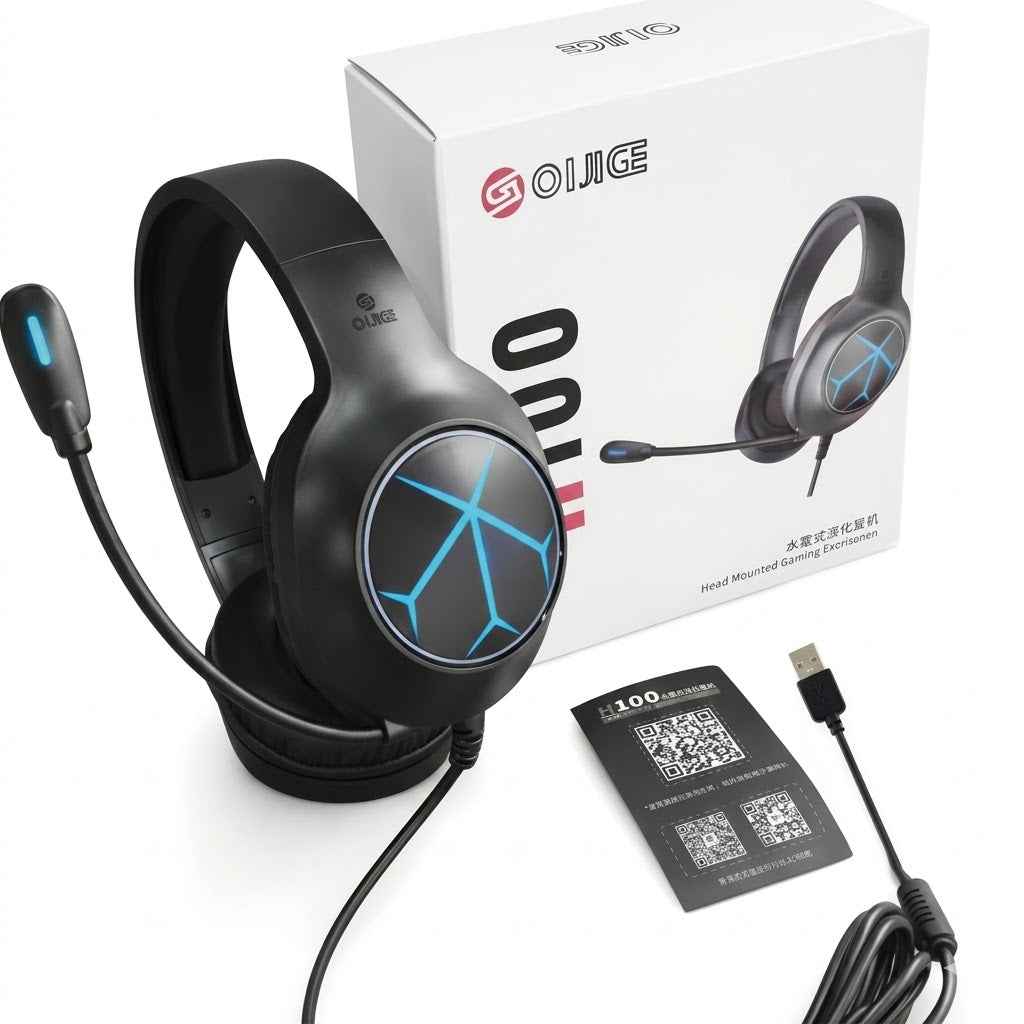 OIJIGE H100 USB 7.1 Wired Gaming headphone