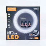 Plokama LIVE-R56 22-Inch 56cm 3-Color LED Ring Light