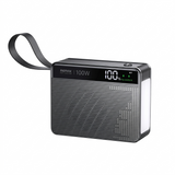 Close-up of the 100W output ports and digital display on the REMAX FP-6