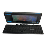 RAMKO R510 RGB Gaming Keyboard Silent and Soft Keys with Backlight Design