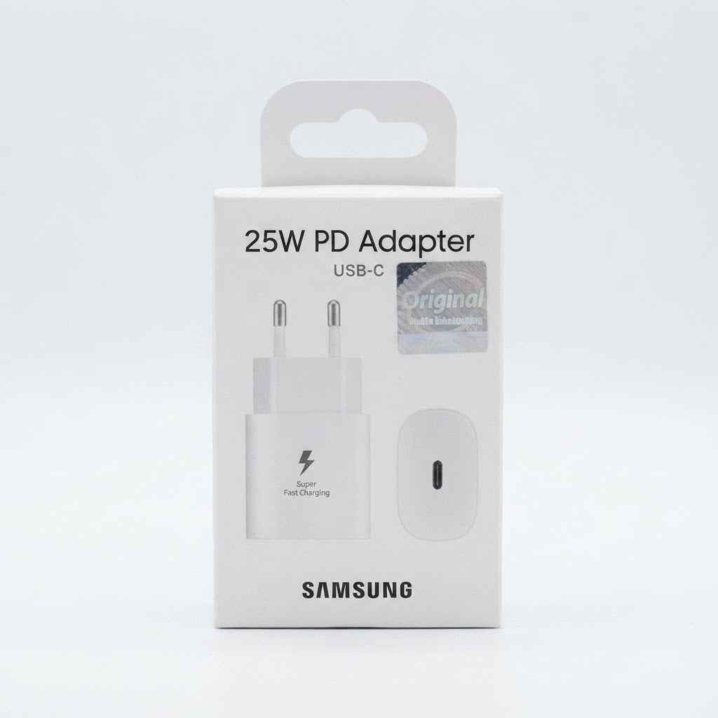 Samsung 25W EU 2Pin USB-C Power Delivery Adapter White