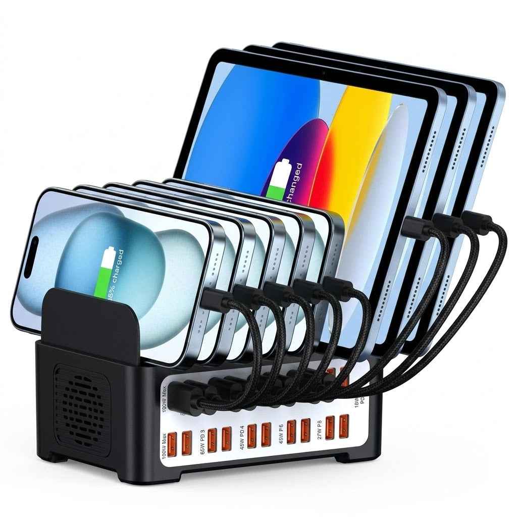 T8 Multi function 20 Port 120W With Holder