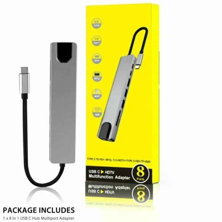 Transform Your Connectivity with the TYPE C 8-in-1 HUB
