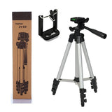 3110 professional 43.5-inch aluminum tripod stand with 3-way panhead and non-slip feet