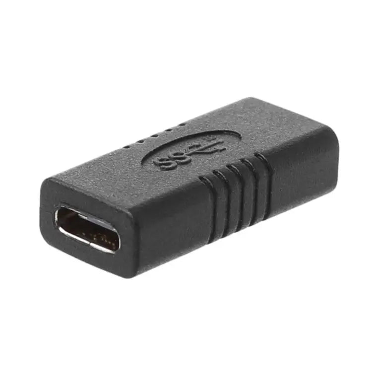 Close-up of USB-C female ports on the extension joiner