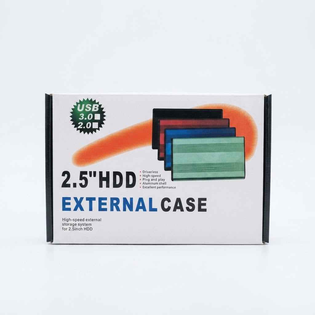 USB 2.0 2.5 Inch SATA HDD/SSD External Hard Drive Case - Portable & Practical Storage Solution