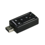 USB 7.1 Sound Card Adapter - External Audio Adapter for Enhanced Sound Quality